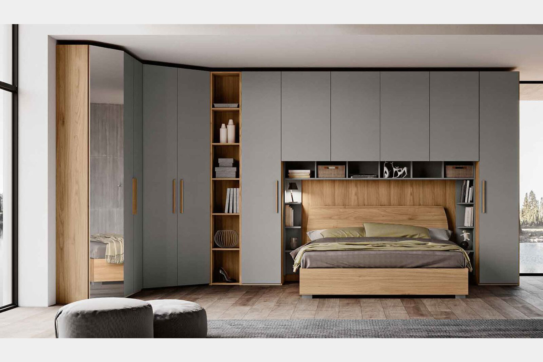 armadio a ponte matrimoniale