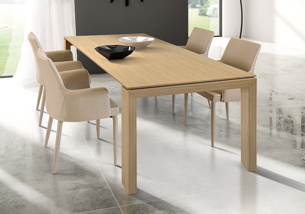 Tavolo allungabile in legno 160x90