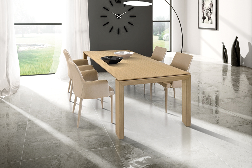 Tavolo allungabile in legno 160x90