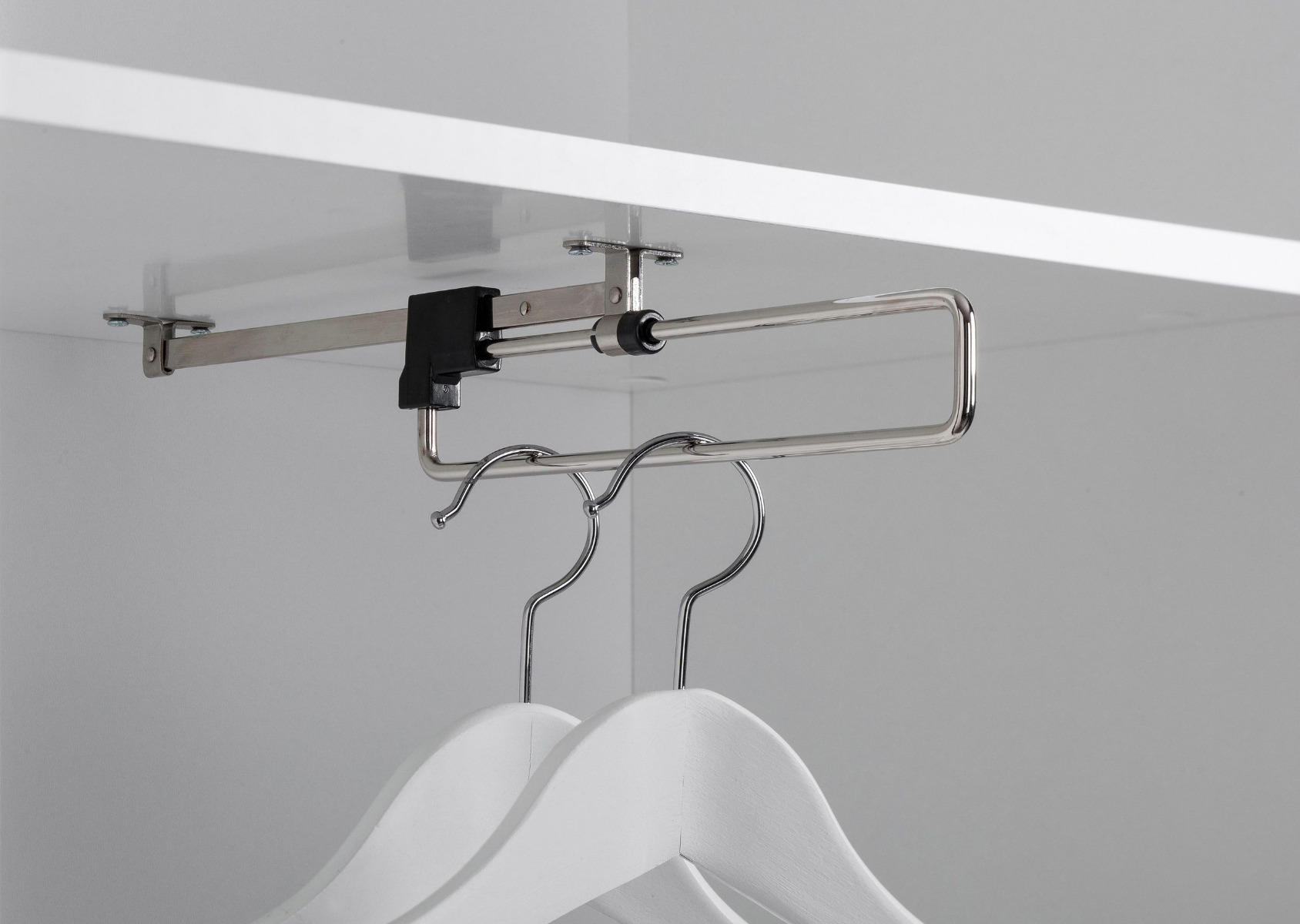 Guardaroba da ingresso bianco lucido linea onda