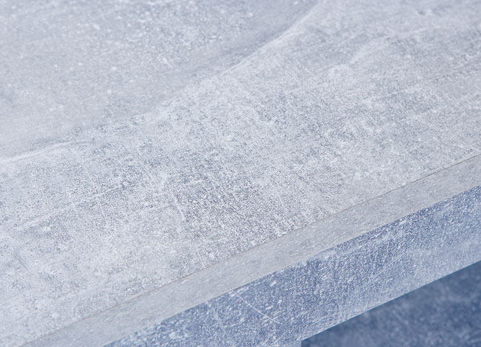 Porta Tv Moderno di Design, Laminato effetto Marmo e Frontale Laccato Bianco Opaco