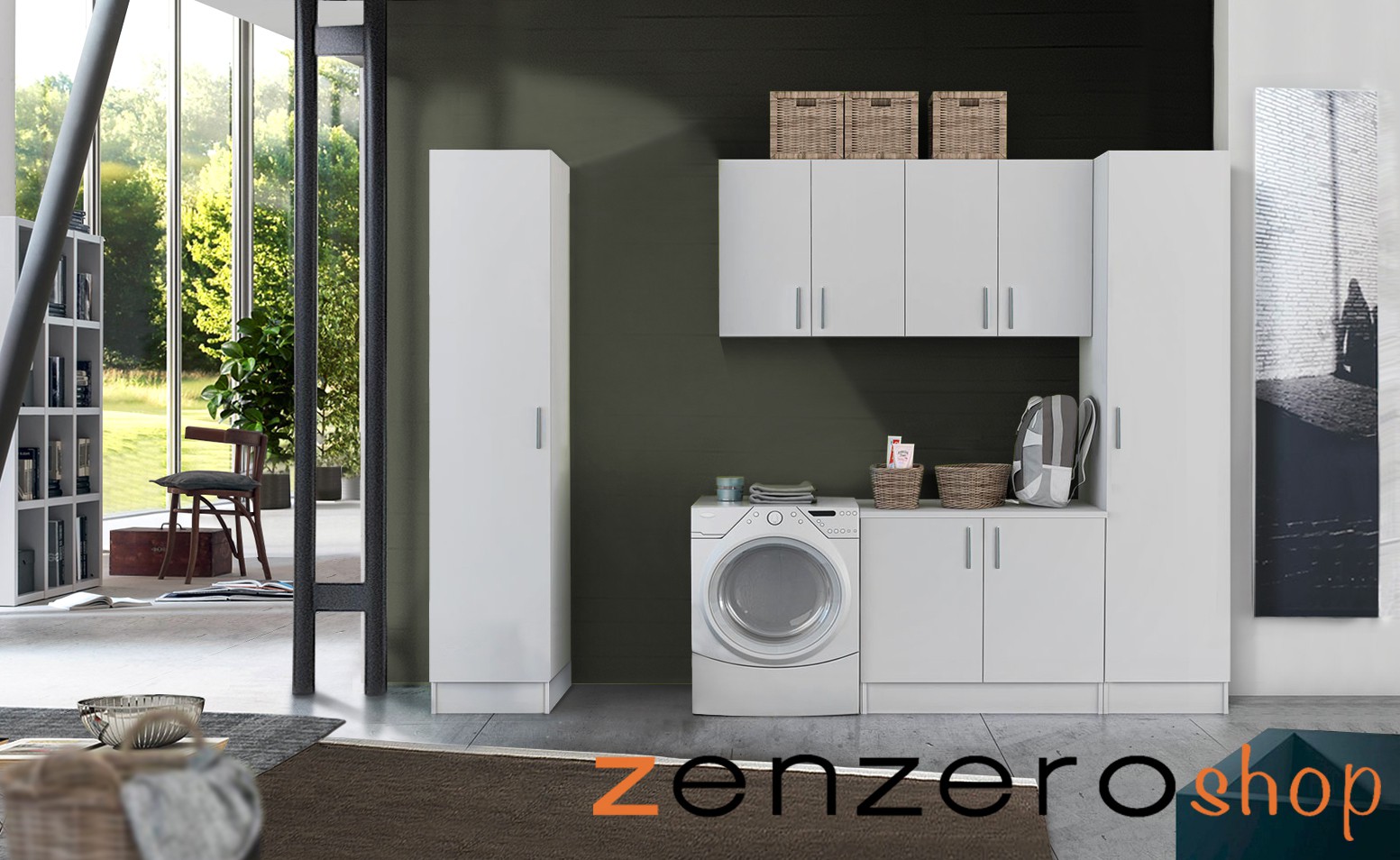 Soluzione salvaspazio S05 lunghezza 192 cm