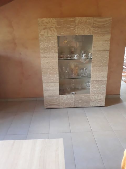 ACQUISTA ANCHE TU Vetrina rovere serigrafato a 2 ante