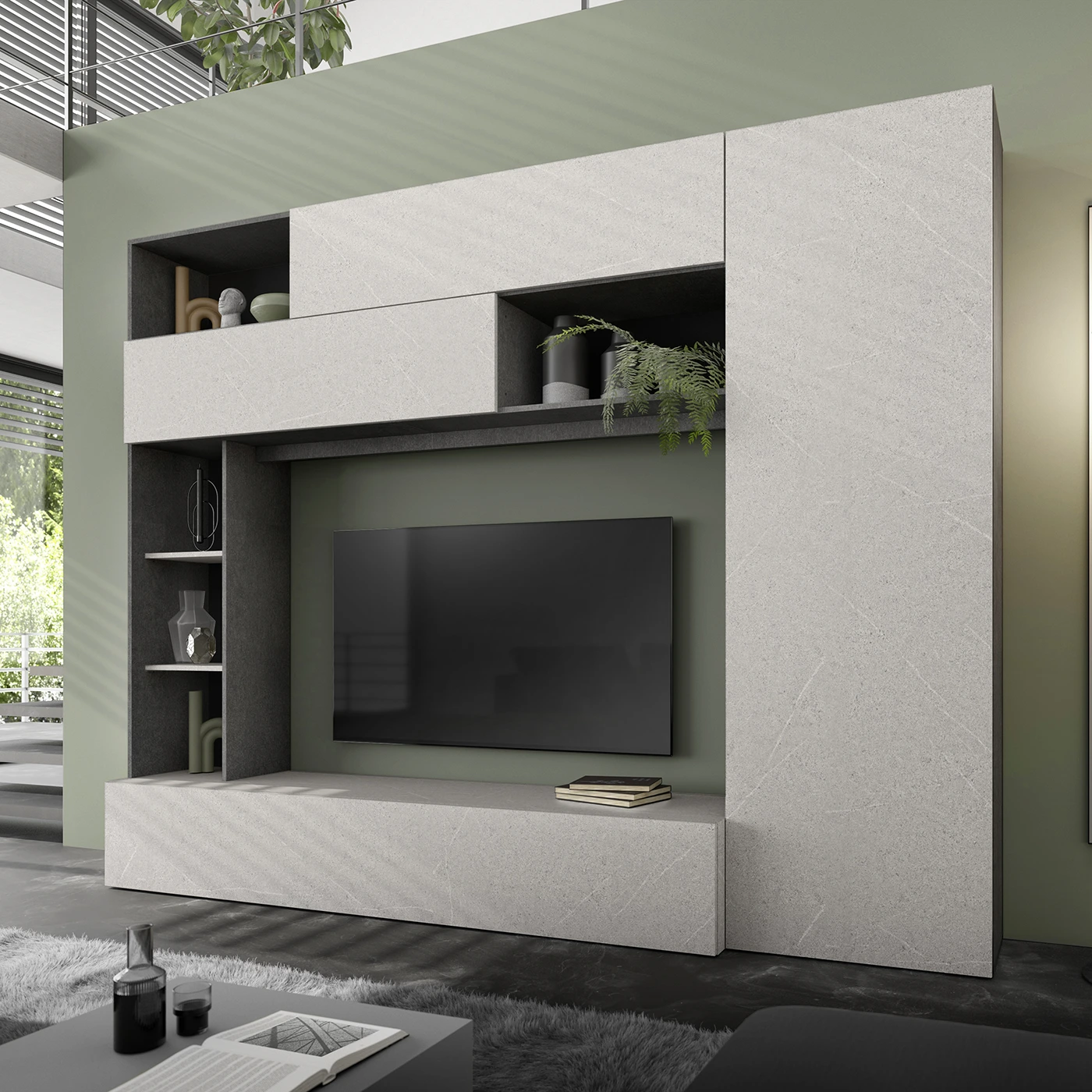 parete attrezzata in sconto