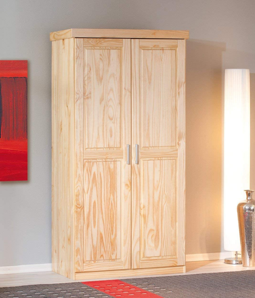 Armadio 2 ante in finitura naturale