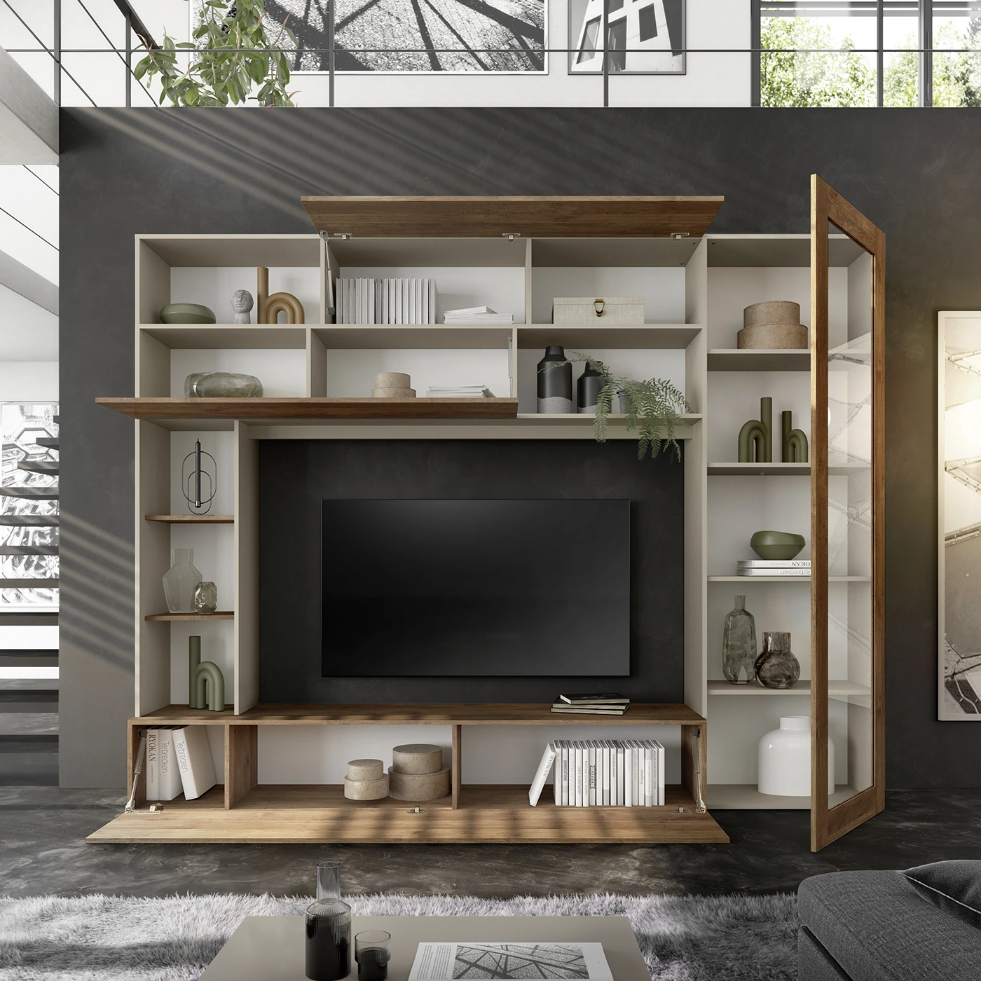 parete attrezzata in sconto