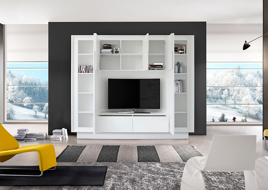 Parete attrezzata Bianco Opaco