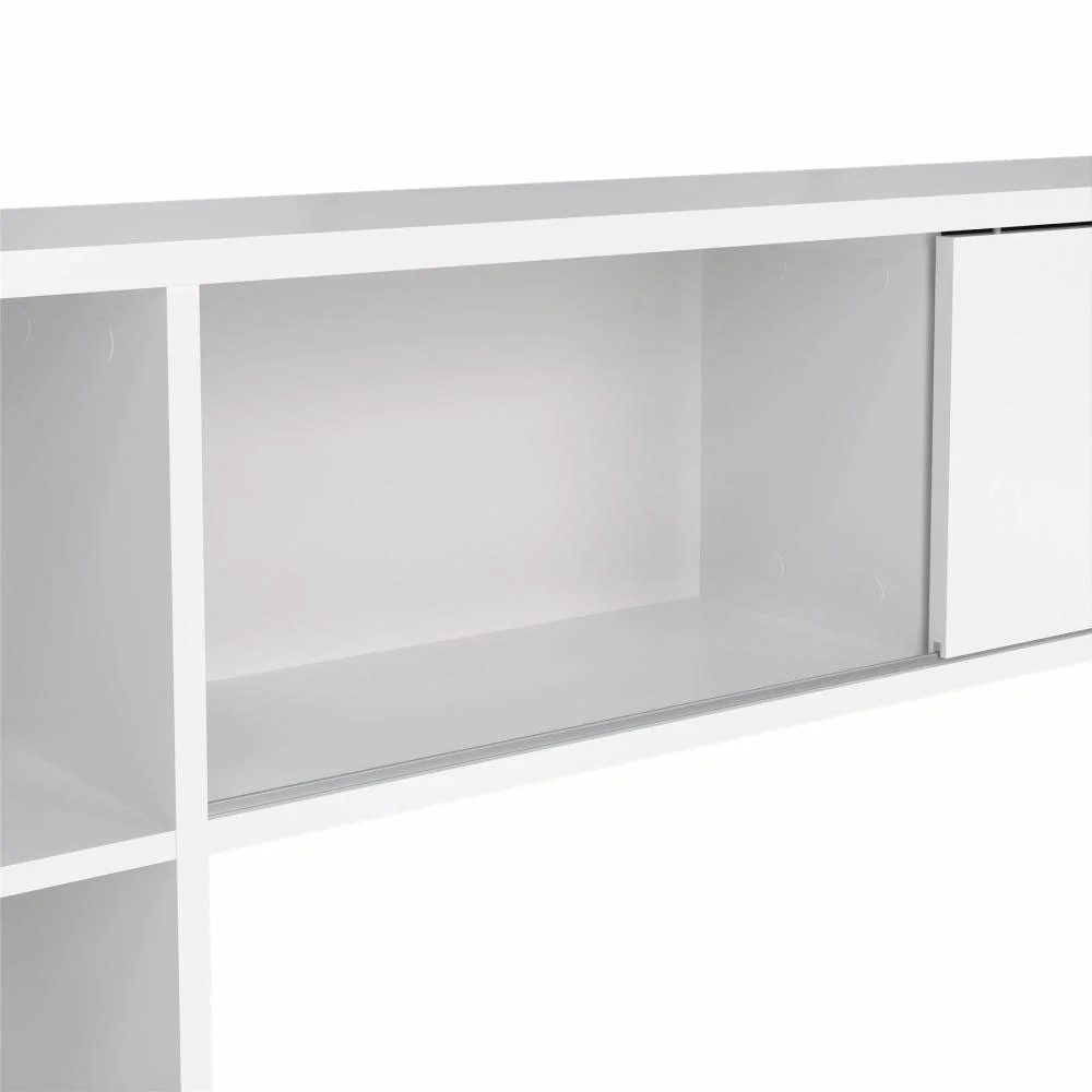 scrivania con alzata utile e comoda