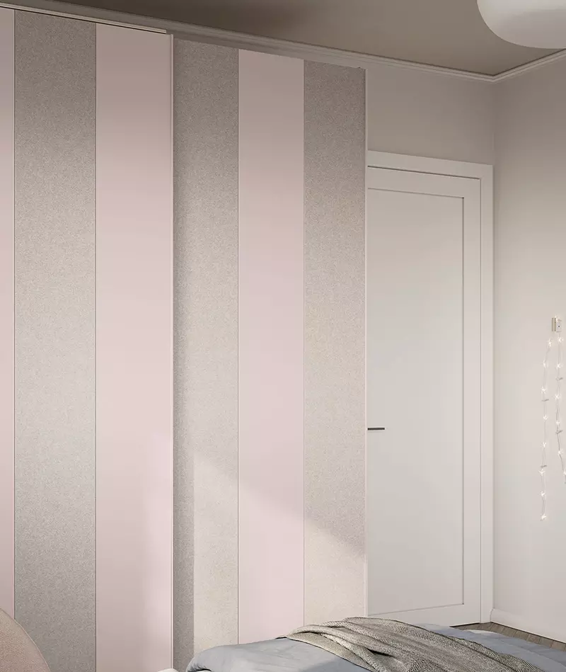 armadio rosa cipria cameretta