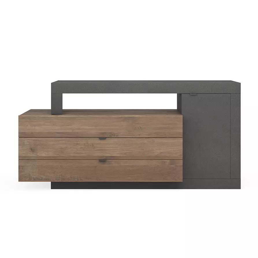 madia con cassetti lava