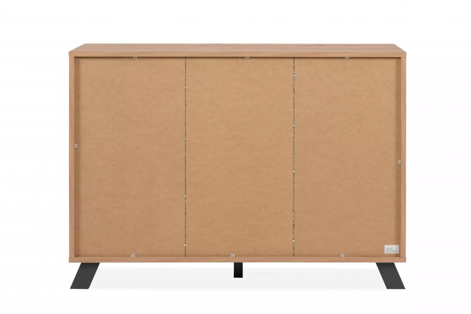 Credenza 2 ante e 4 cassetti, colore Rovere Oak e Antracite 