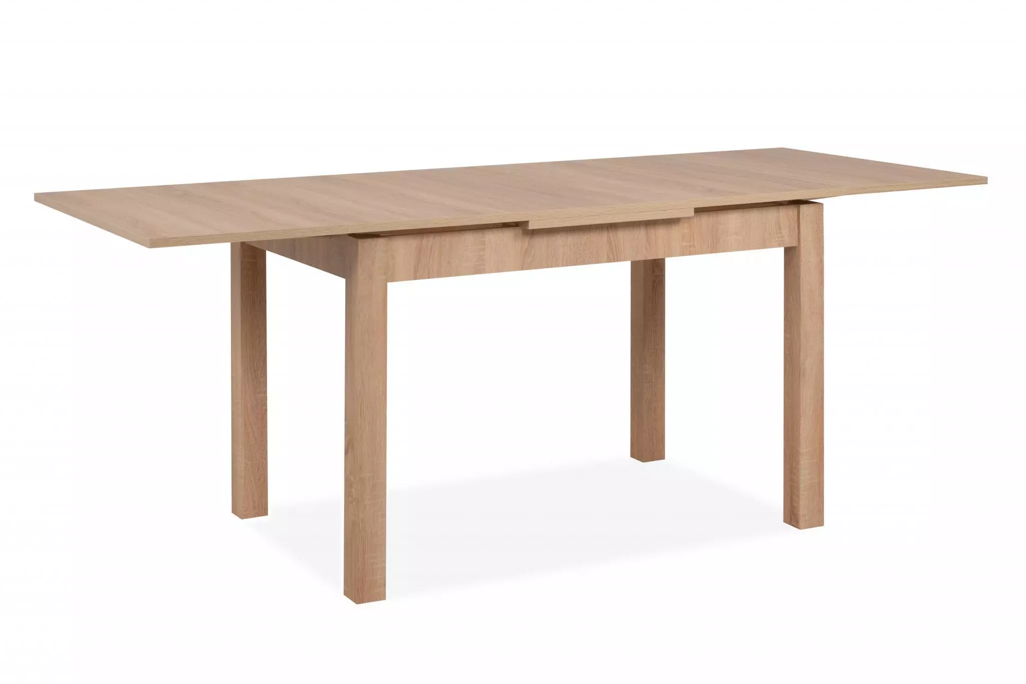 Moderno Tavolo da pranzo allungabile 120 cm, finitura Quercia