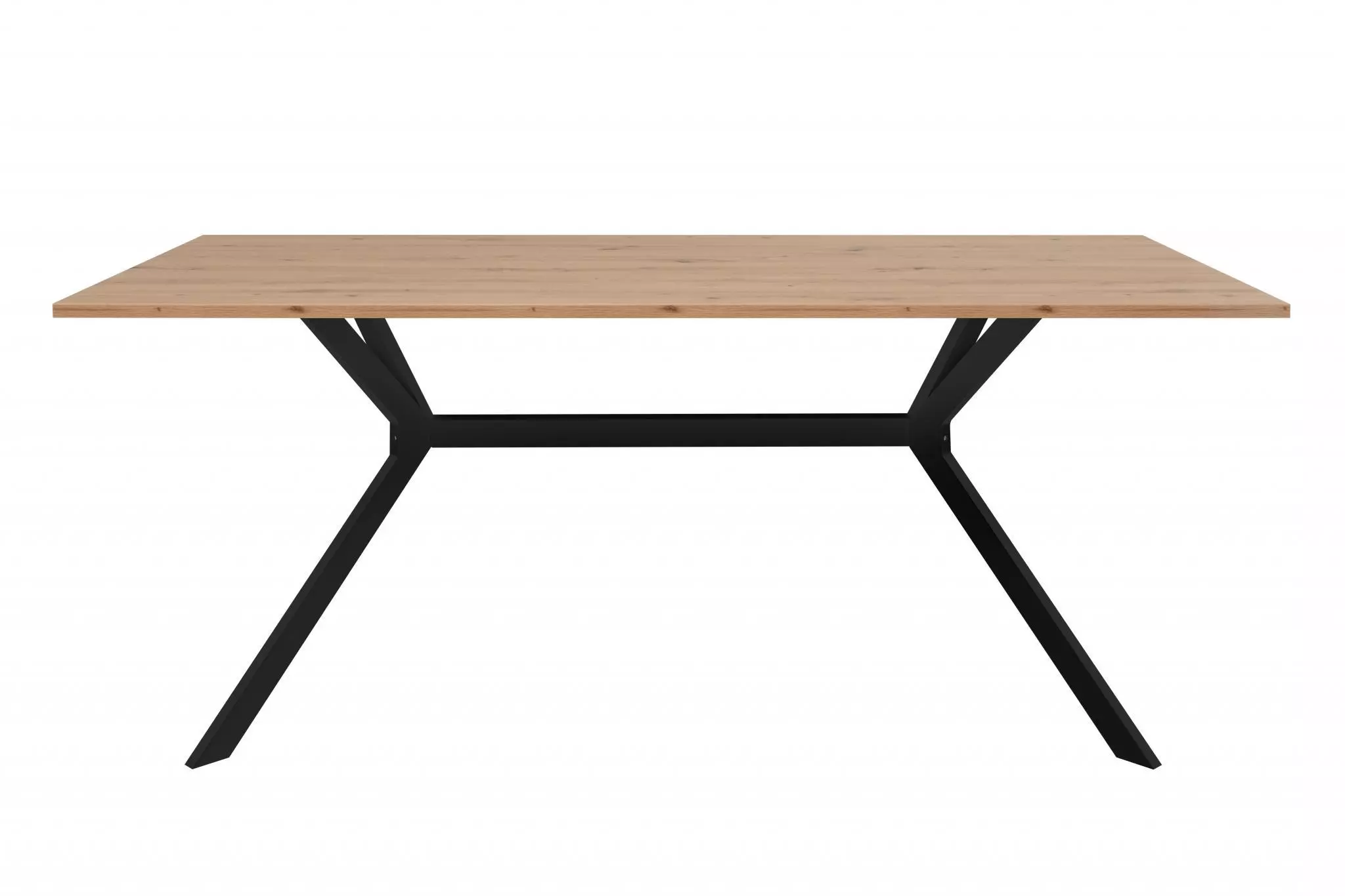 Nuovo Tavolo da pranzo, colore Rovere oak e Nero