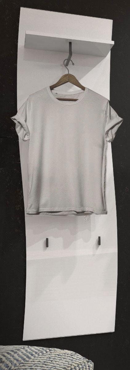 Offerta Appendiabiti Bianco laccato lucido, Made in Italy