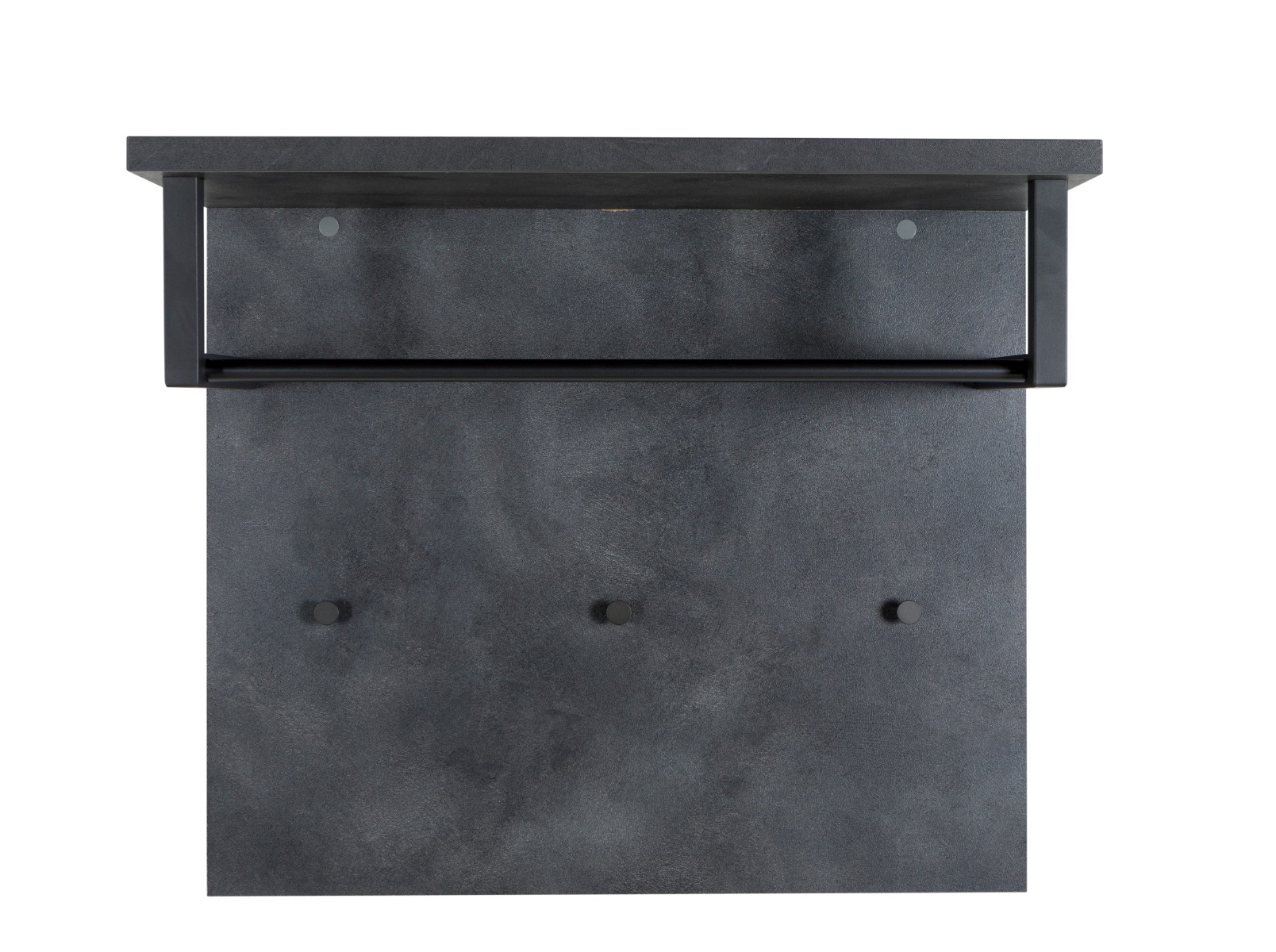 Appendiabiti da ingresso moderno finitura Grigio smoke 