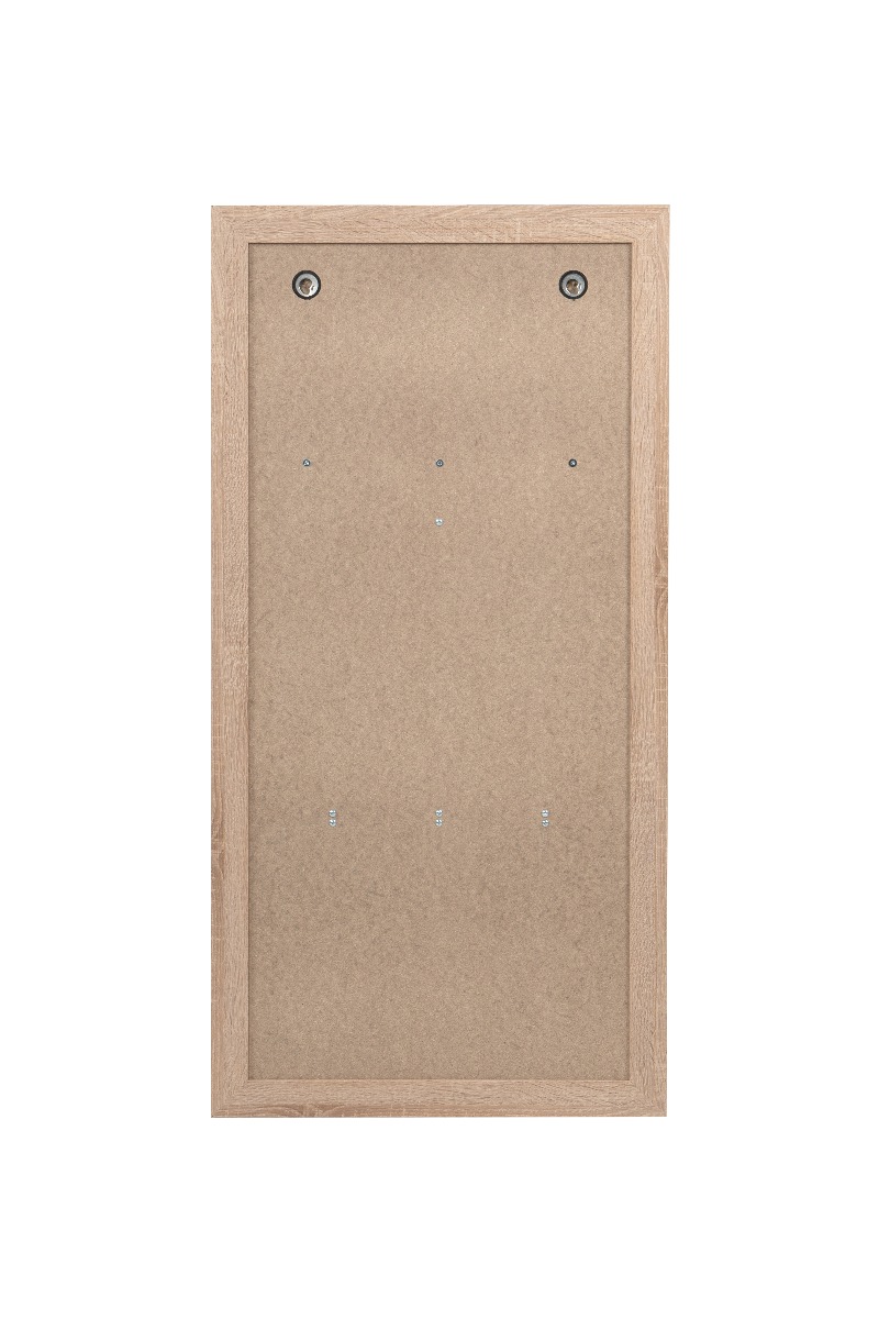 Appendiabiti Kara in finitura Quercia ed effetto Rafia