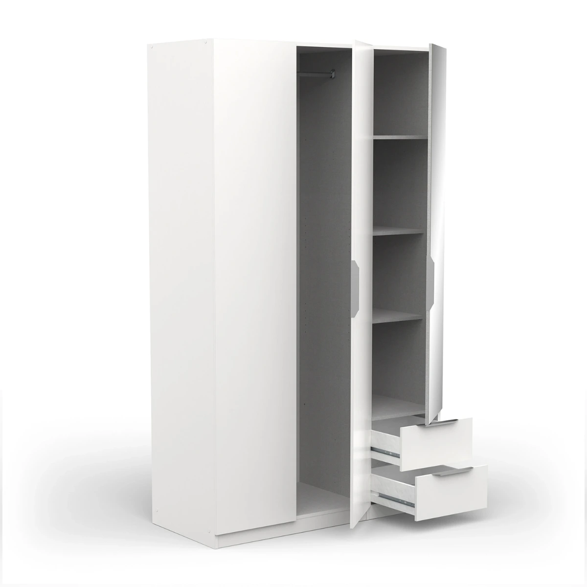 armadio con specchi multiuso