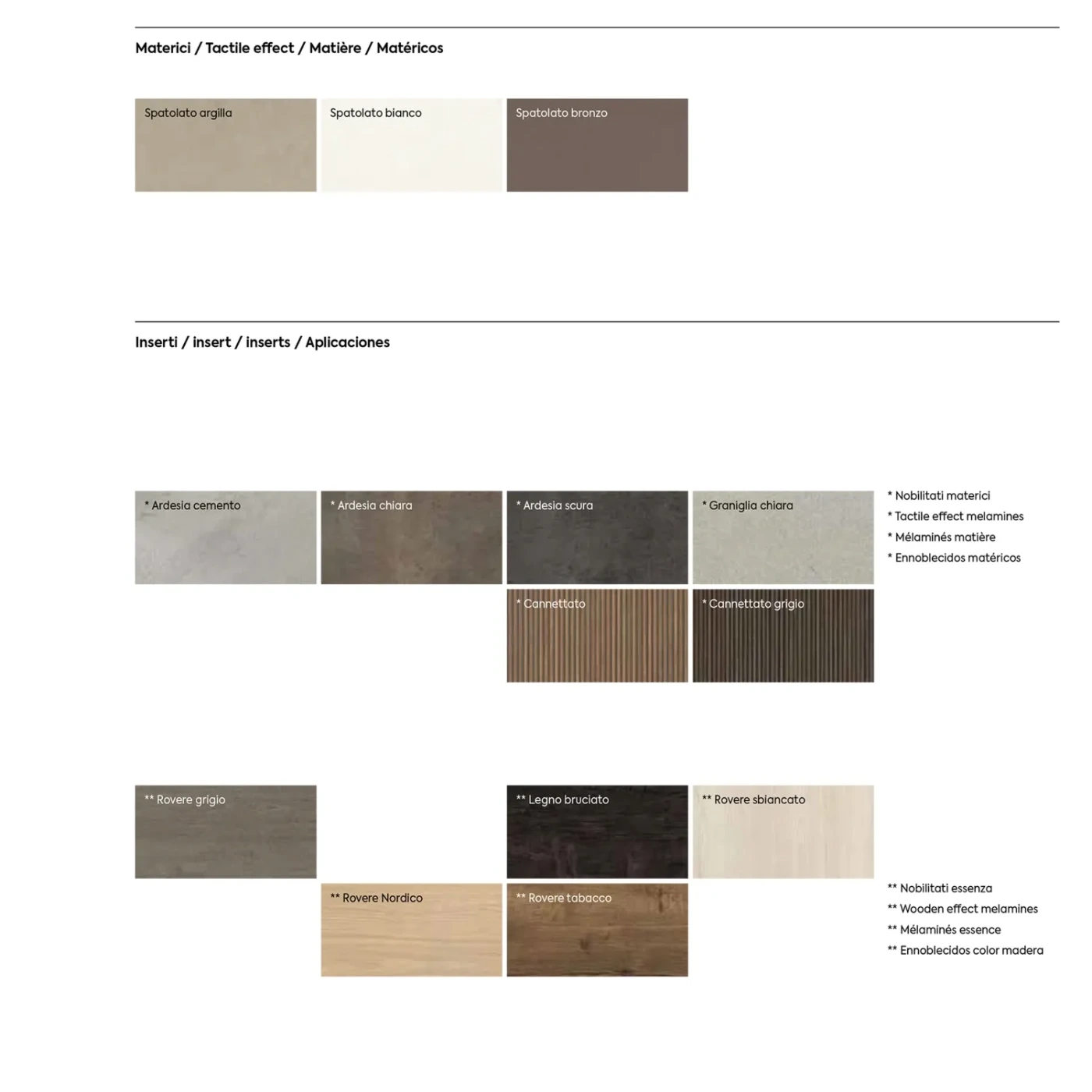 comodini rovere grigio