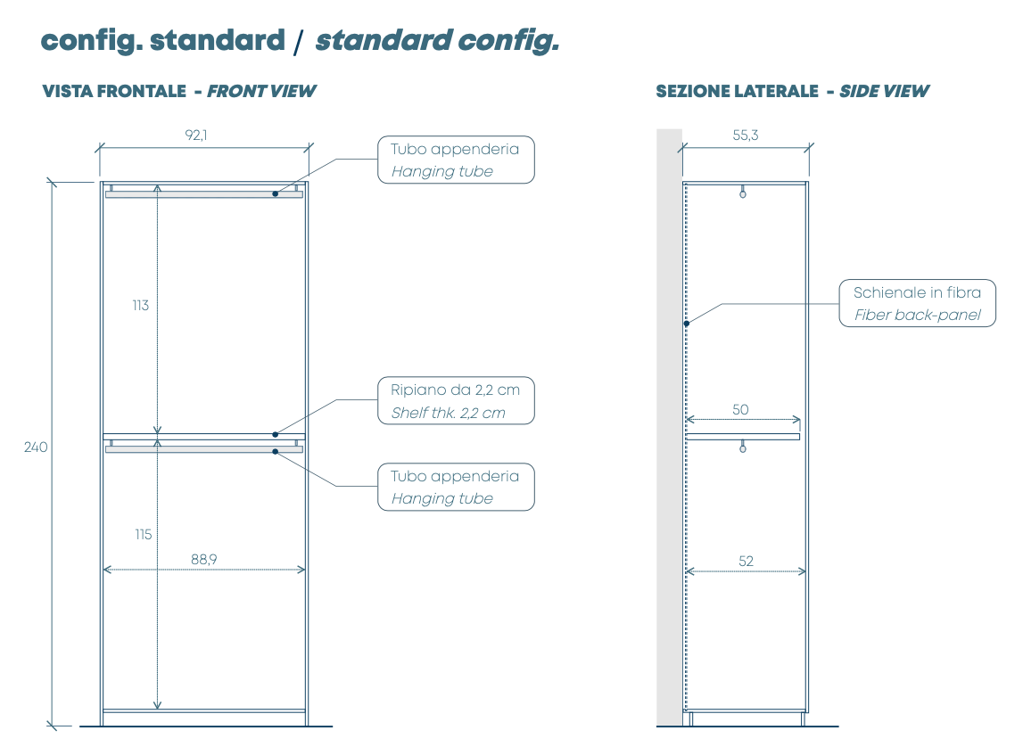 armadio cashmere a 4 ante