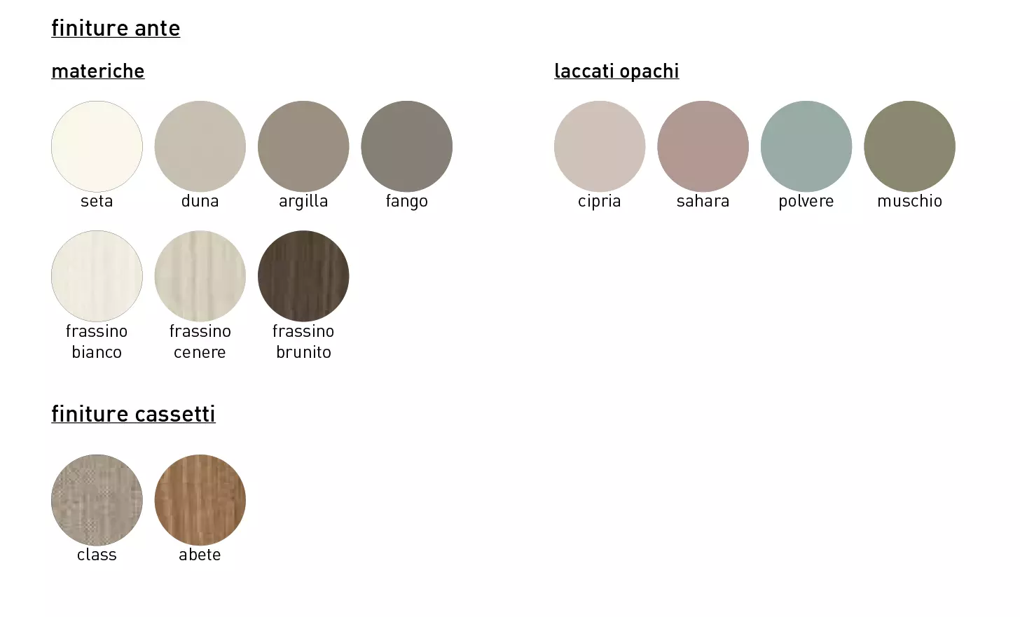 armadio argilla con specchi