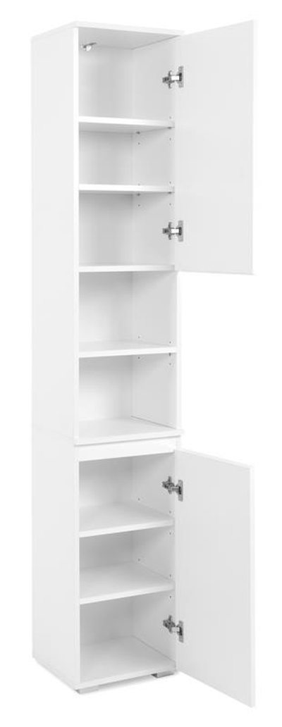 Colonna multiuso 2 ante finitura Bianco Lucido