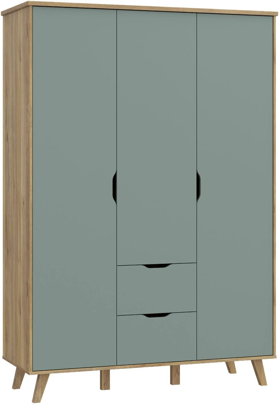 Armadietto Agave e Rovere, stile nordico, con cassetti Zenzero Shop