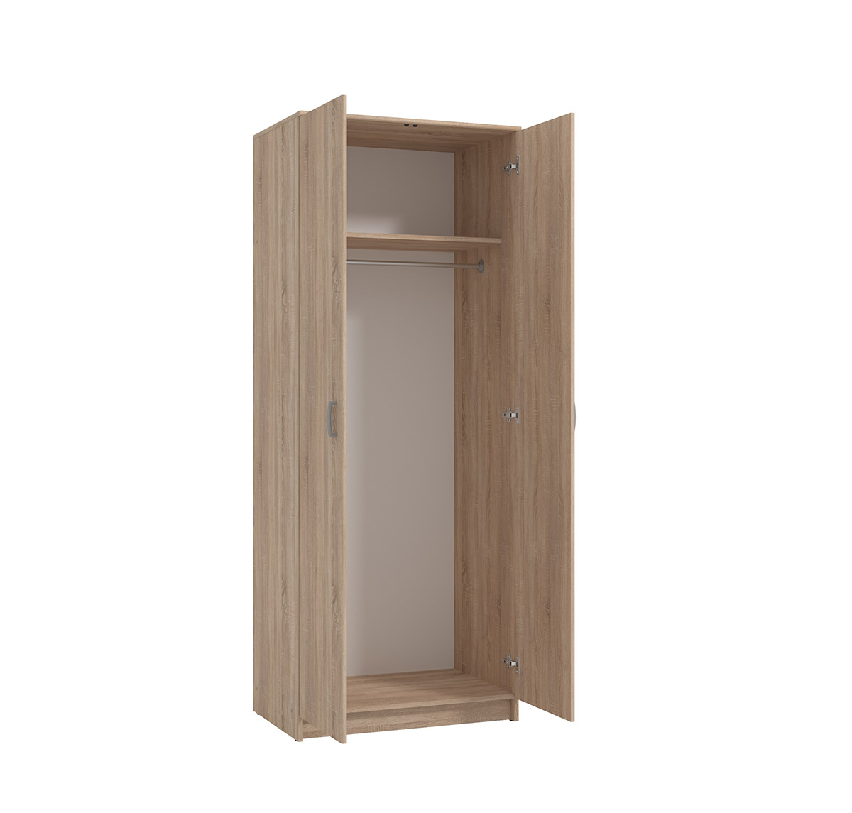 Armadietto multiuso 2 ante, finitura Rovere