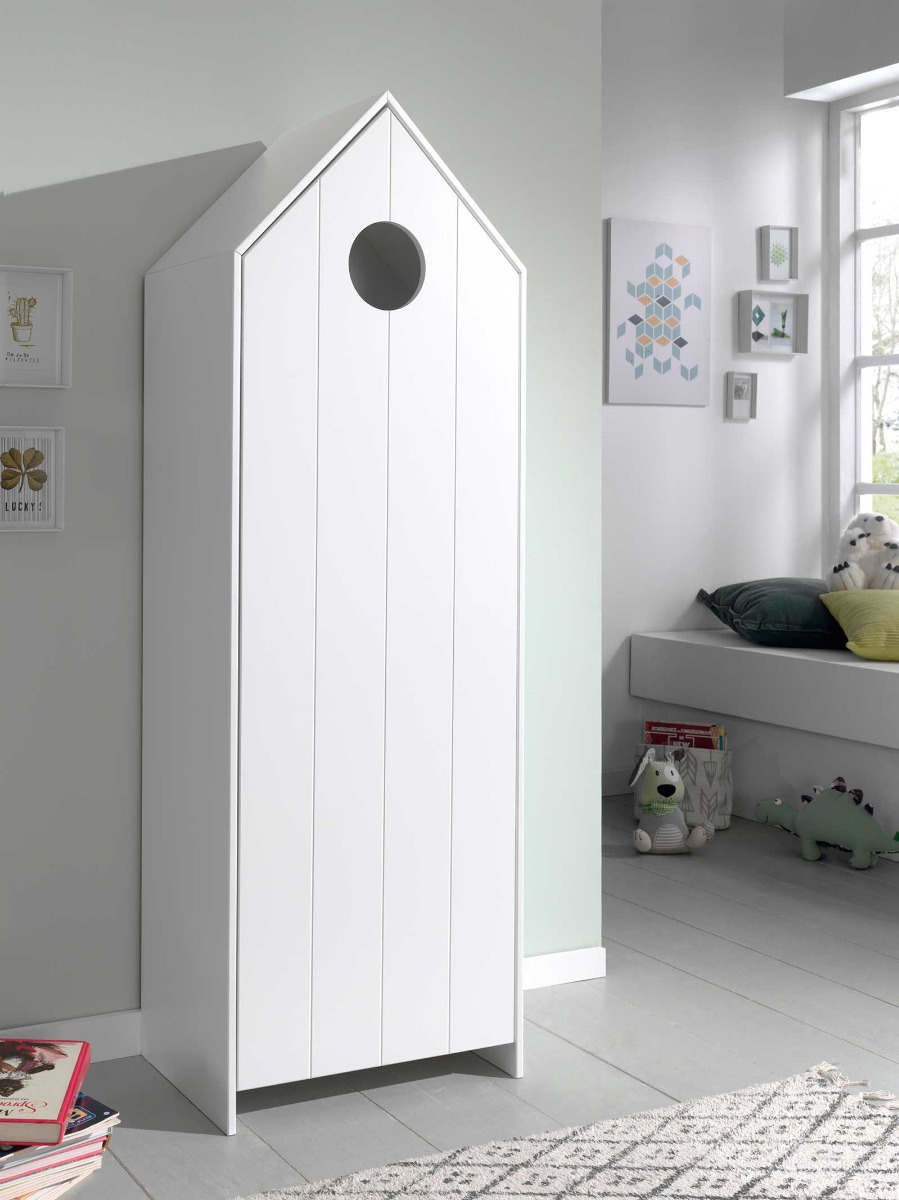 Armadietto per camerette moderno, disponibile in 4 finiture