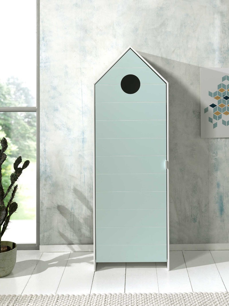 Armadietto per camerette moderno, disponibile in 4 finiture