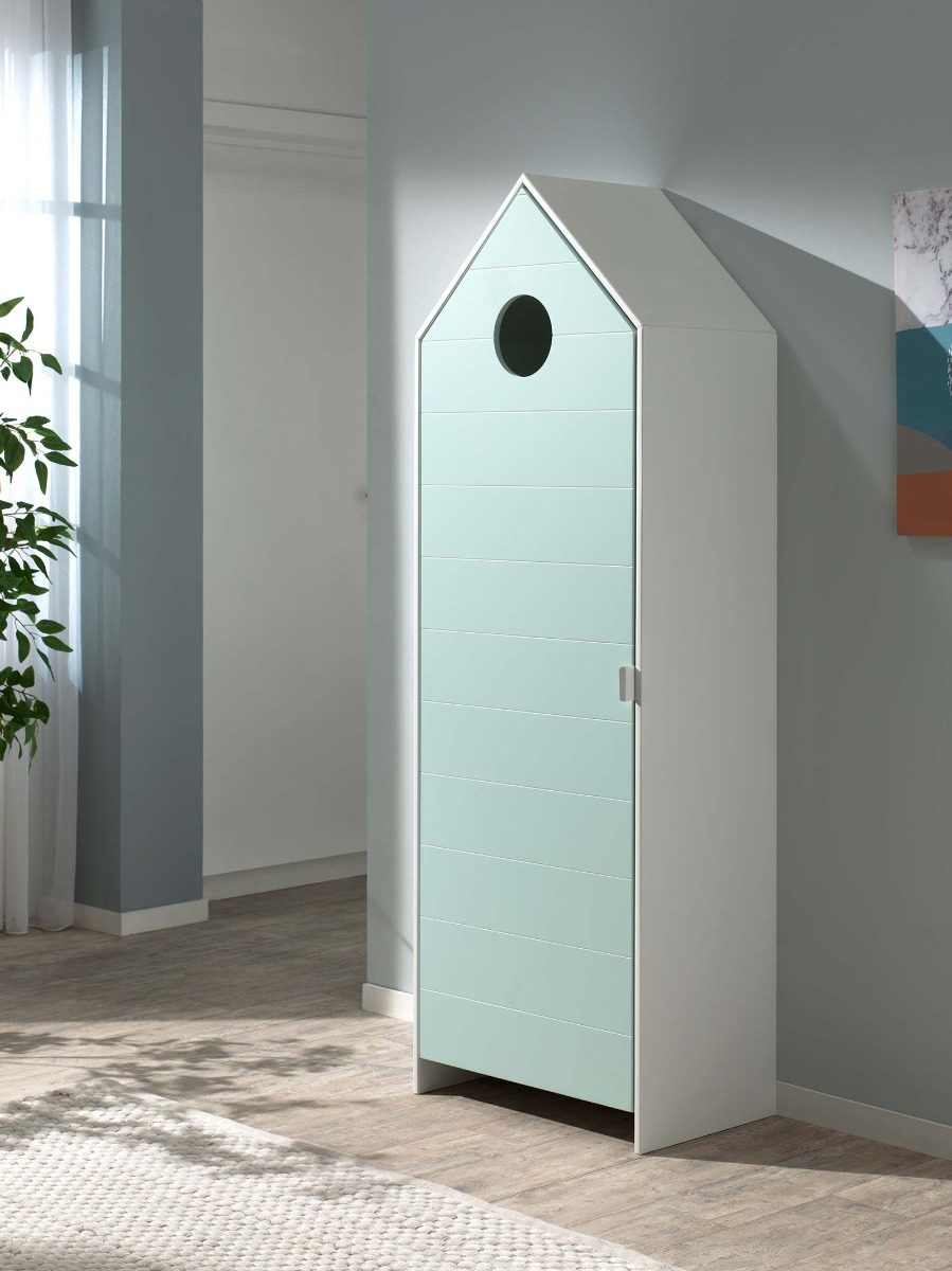 Armadietto per camerette moderno, disponibile in 4 finiture