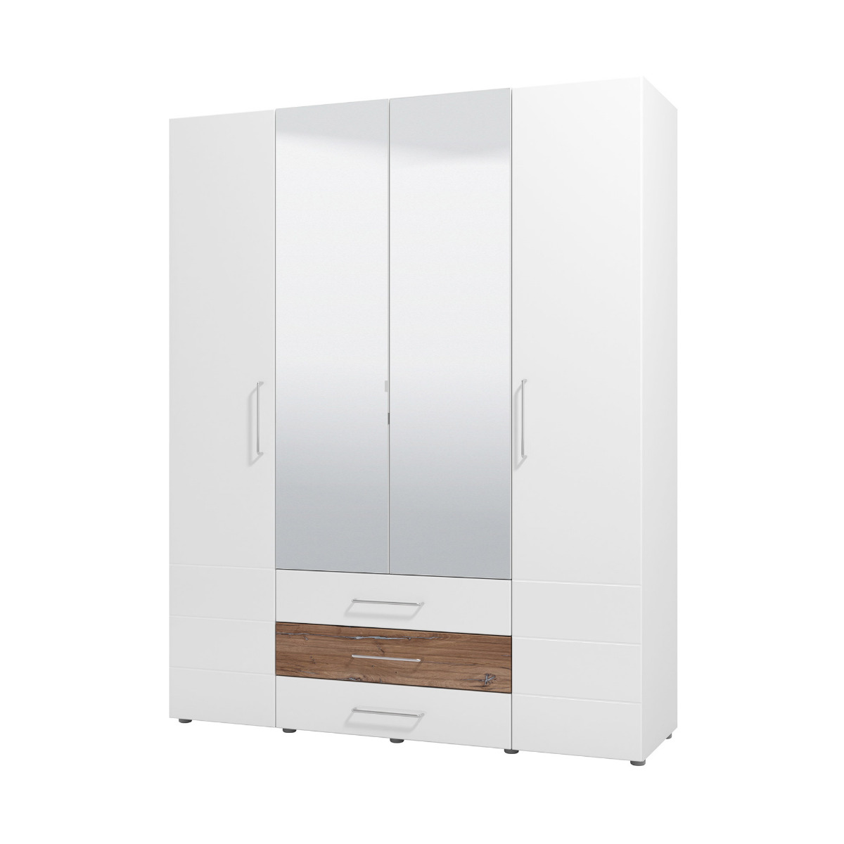 armadio moderno bicolore, ante batteni