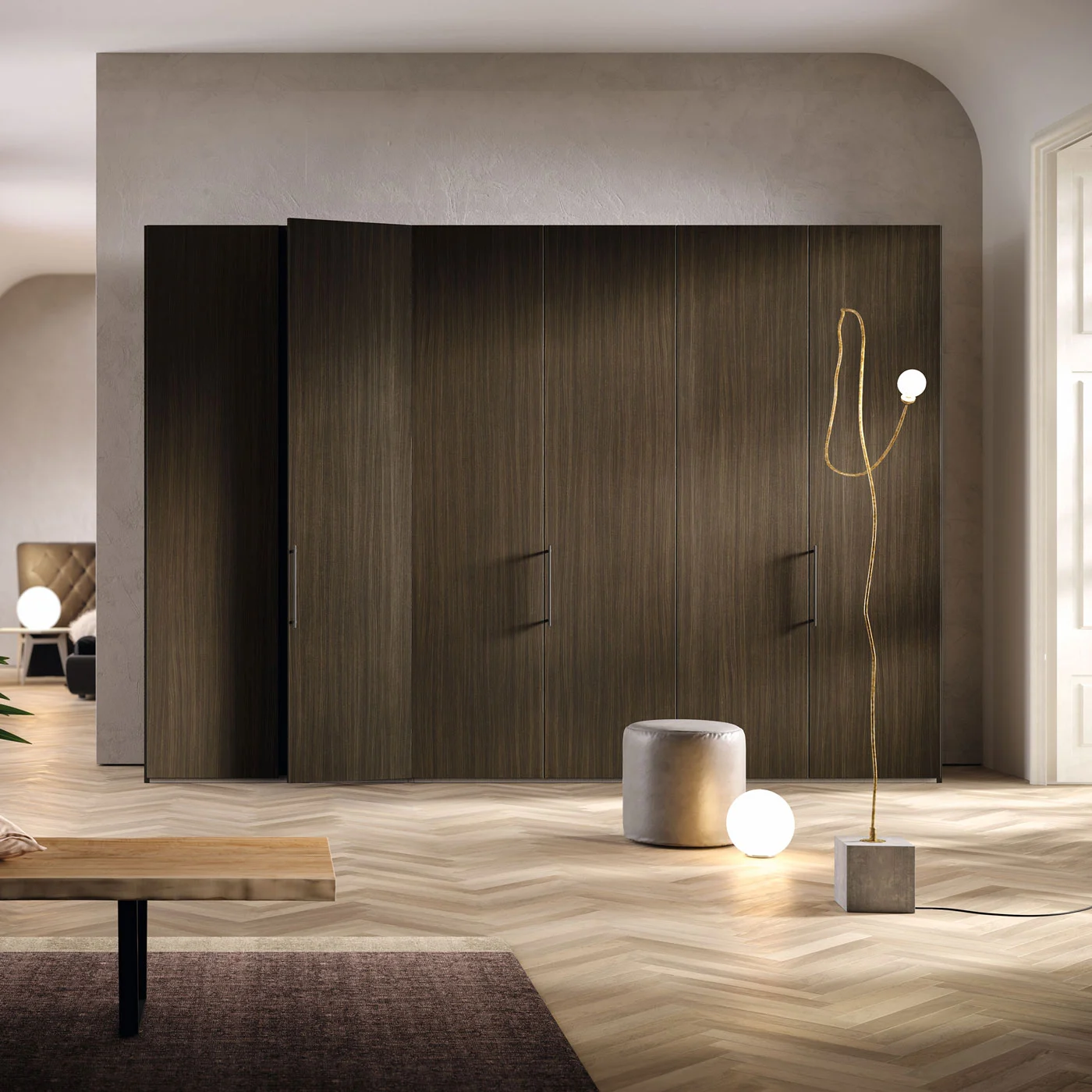 armadio grande brunito