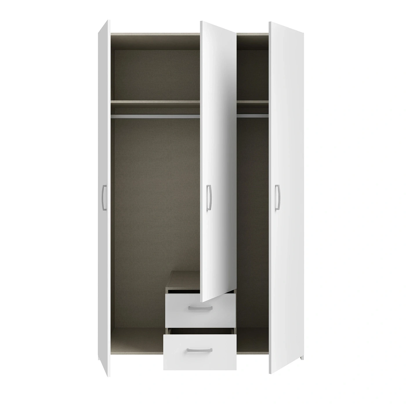 armadio 3 ante bianco