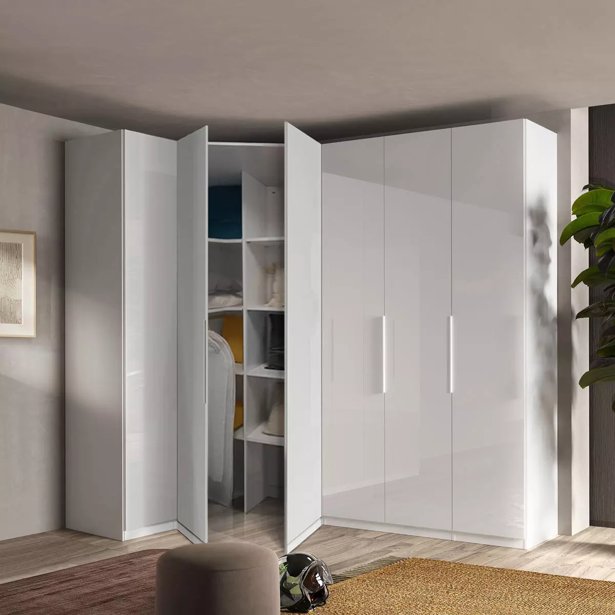 cabina armadio bianca scontata