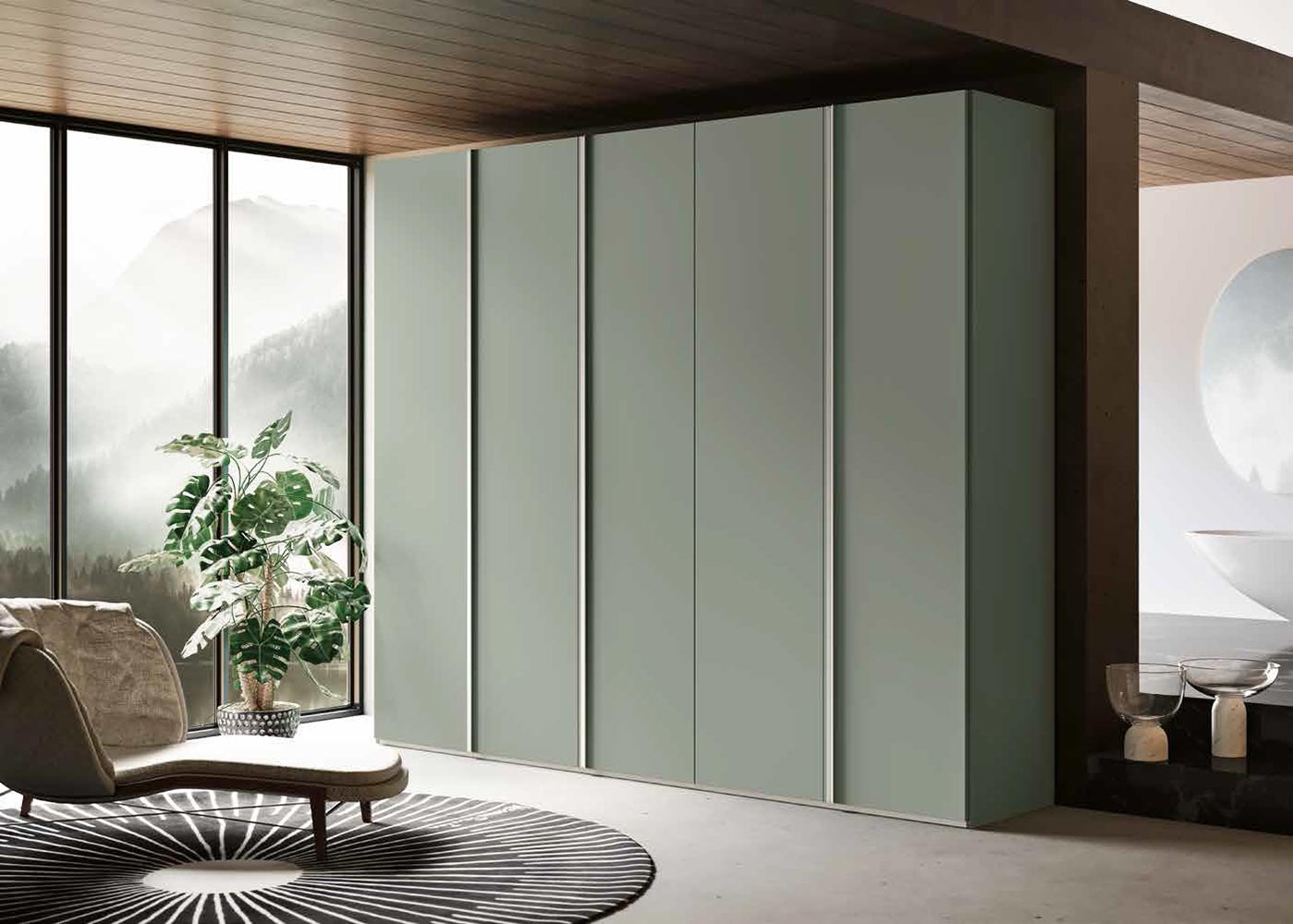 Armadio color Agave a 5 ante battenti