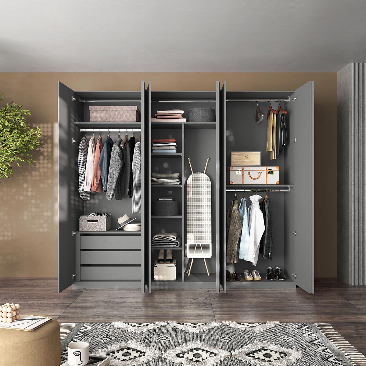 armadio cashmere a 4 ante