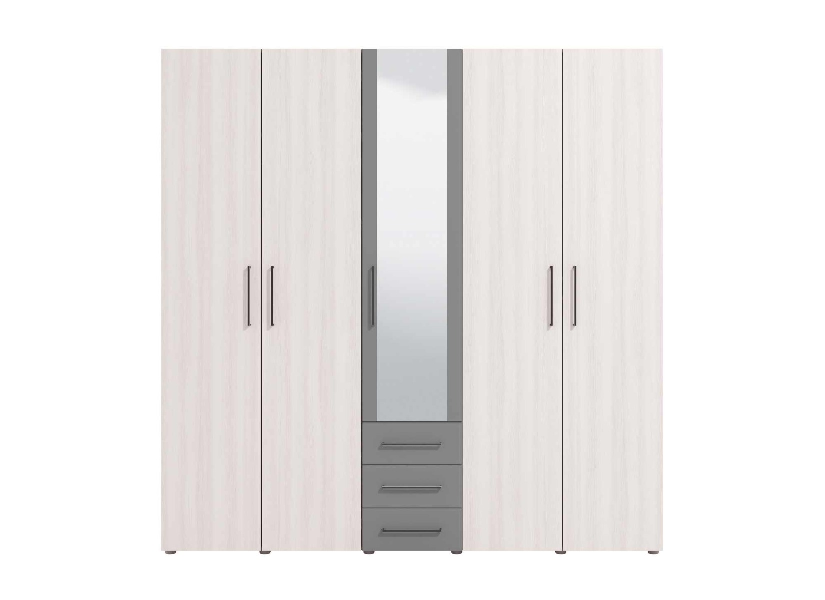 Armadio conveniente moderno 5 ante 