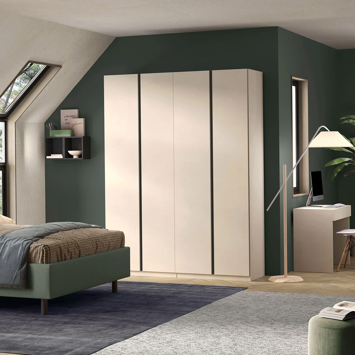 armadio cashmere a 4 ante