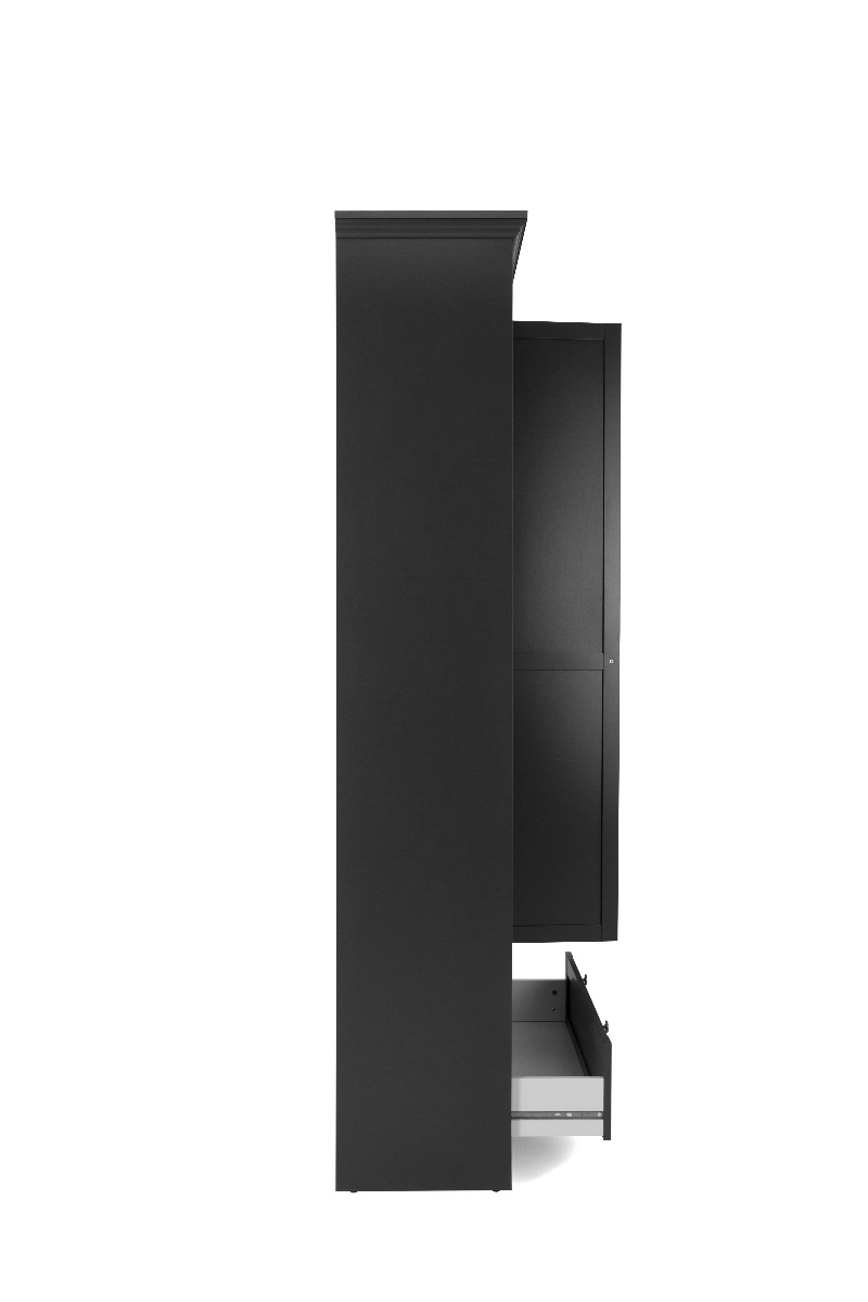 Armadio multiuso Grigio antracite, 5 ripiani ed 1 cassetto