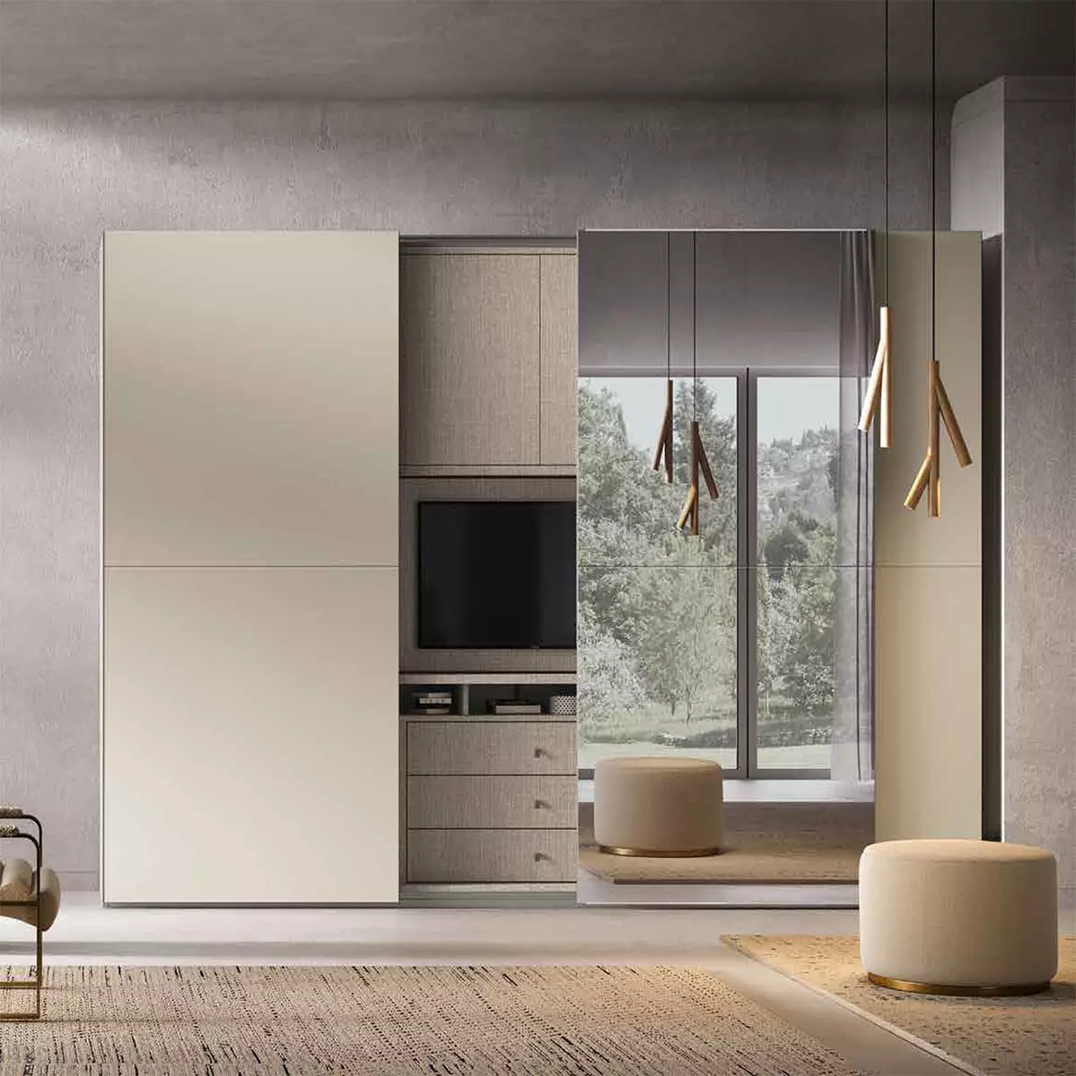 armadio vano tv duna