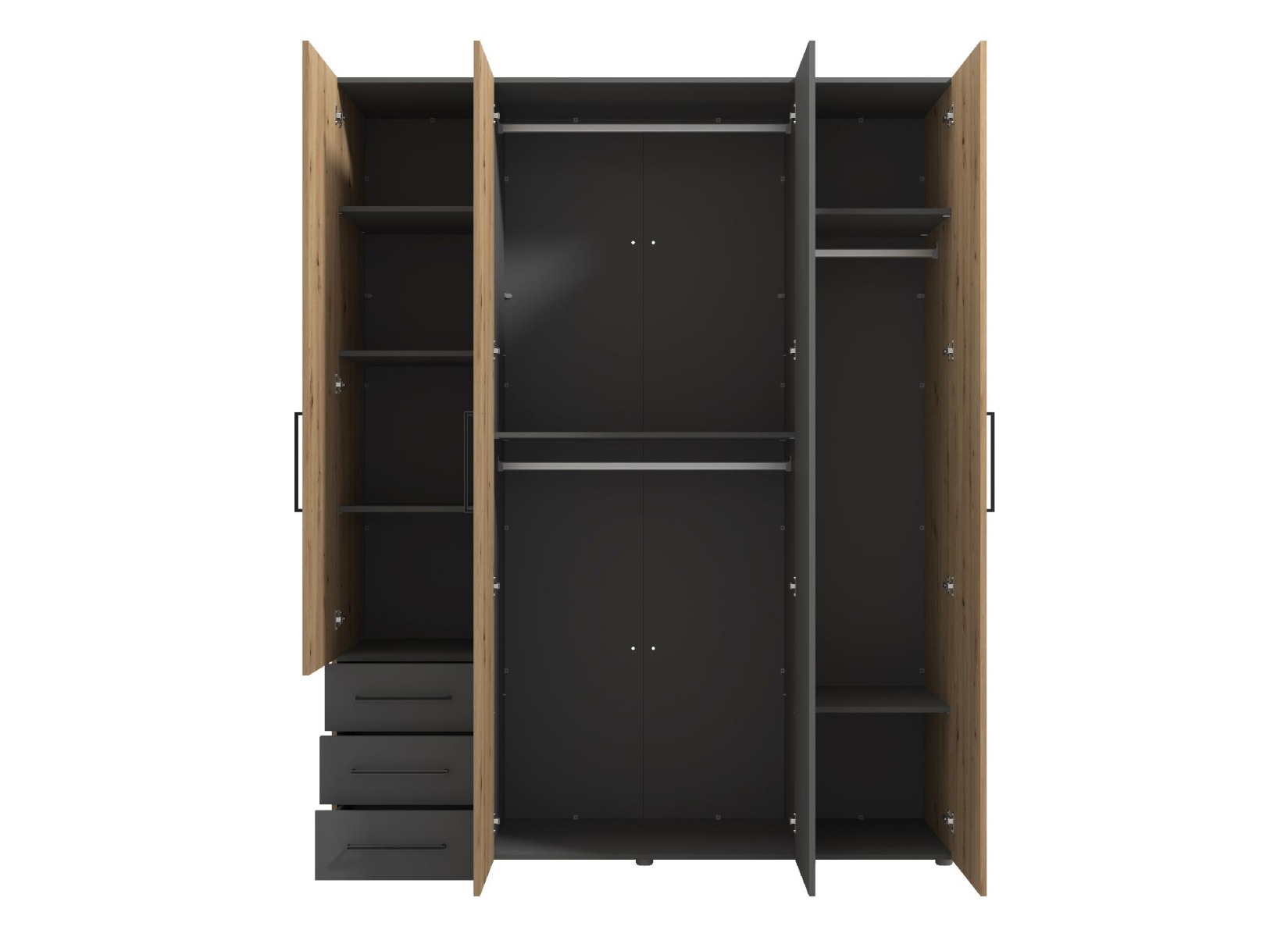 armadio con specchio ideale stile industry