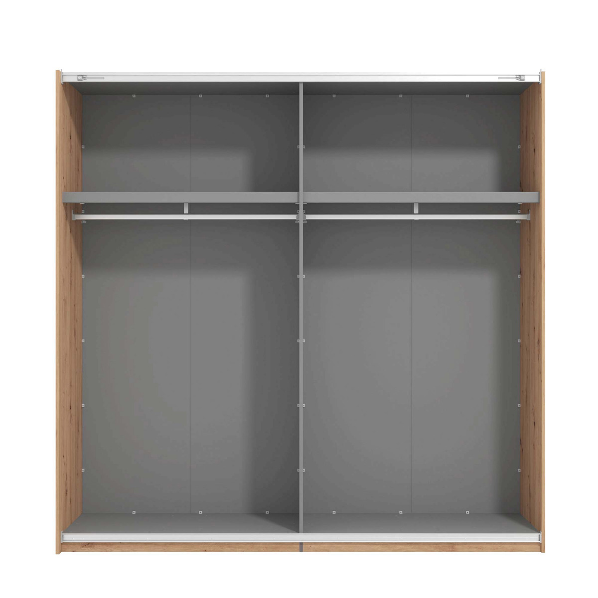 armadio rovere grigio moderno