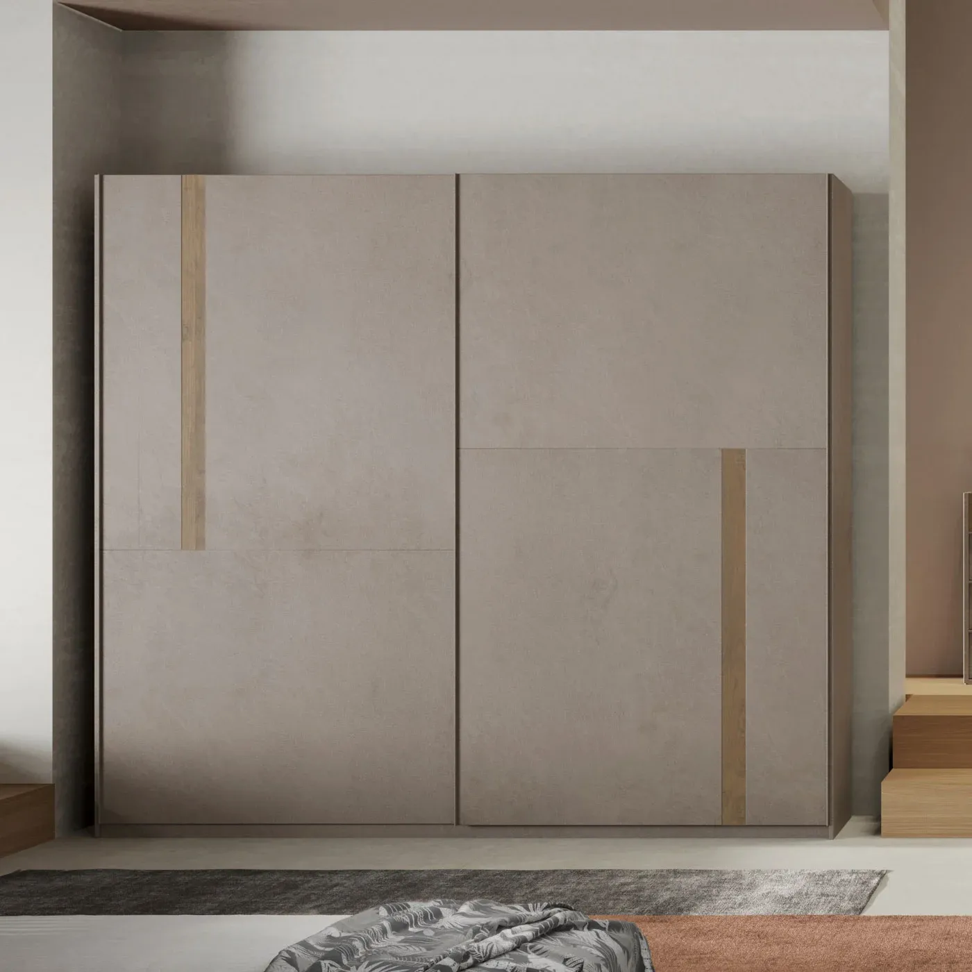 offerta camera con letto blu