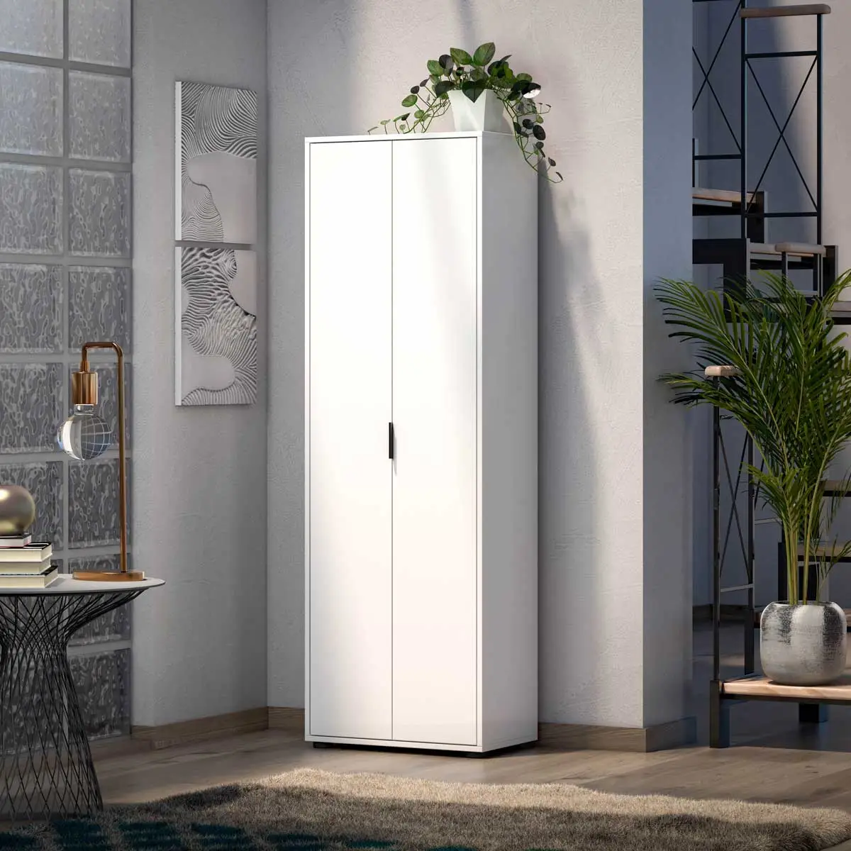 Armadietto multiuso con 6 ripiani