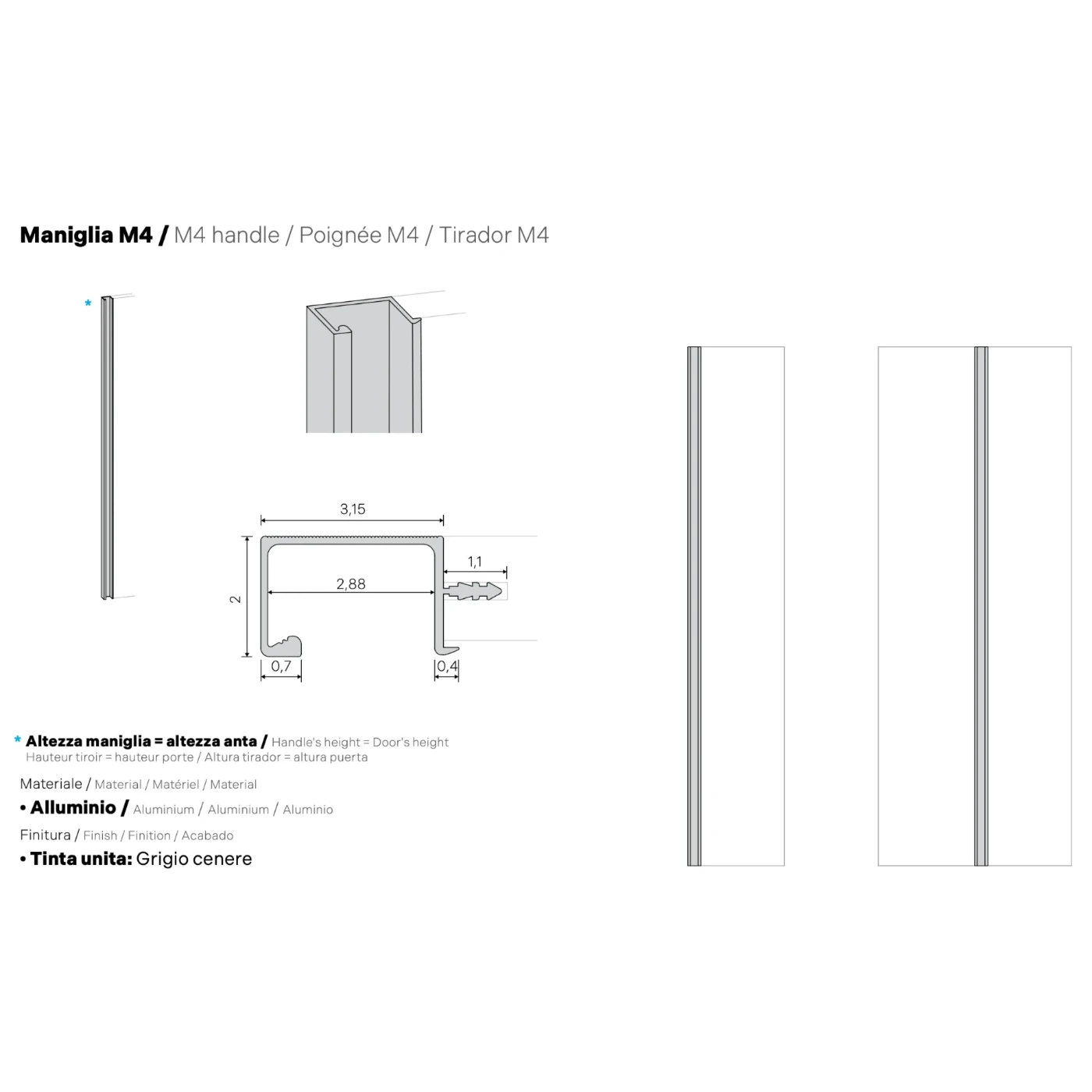 Camera matrimoniale con letto contenitore, Noce biondo e Bronzo
