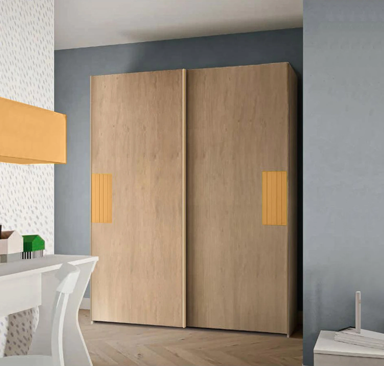 Armadio scorrevole Royal oak e Miele