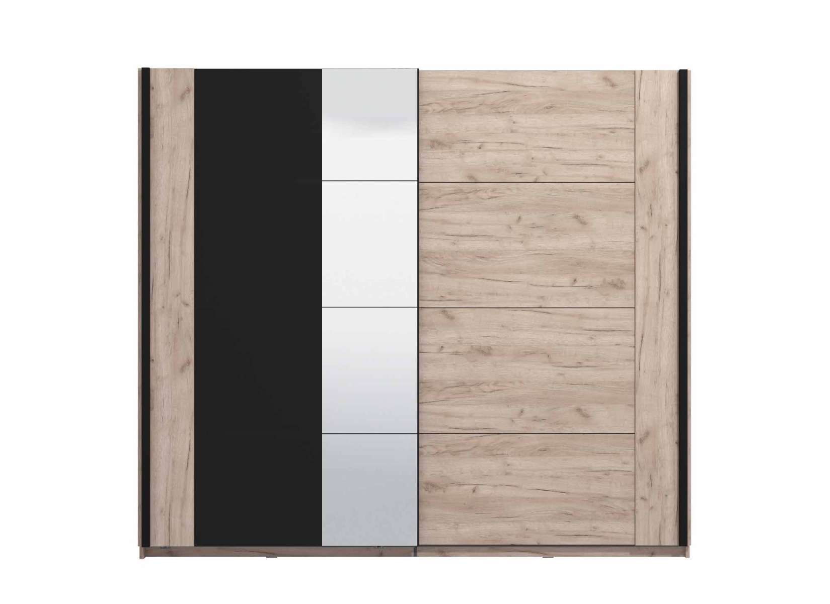 Armadio scorrevole con specchio stile industry