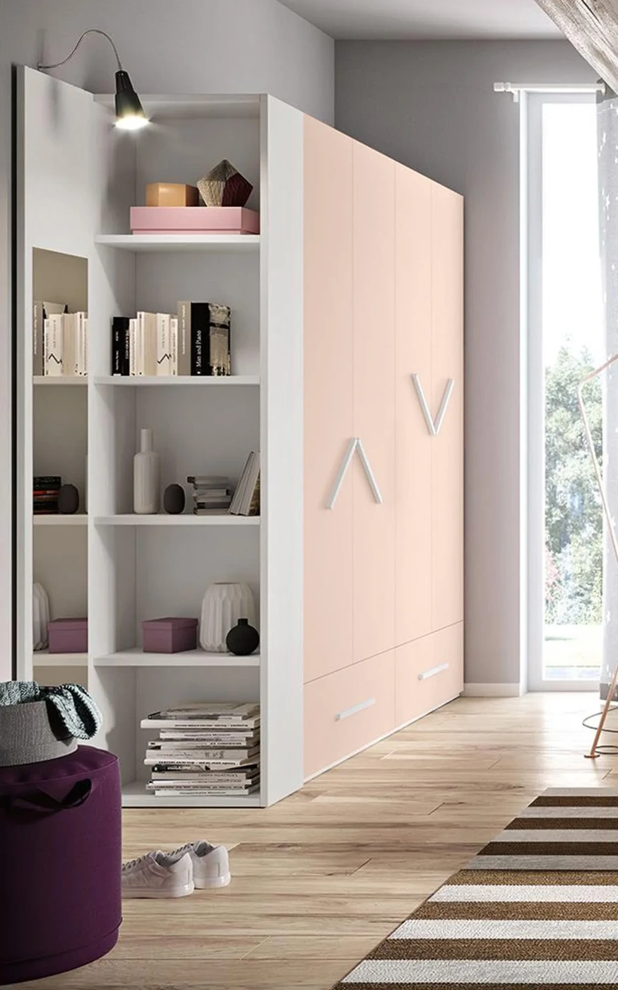 armadio con terminale specchio