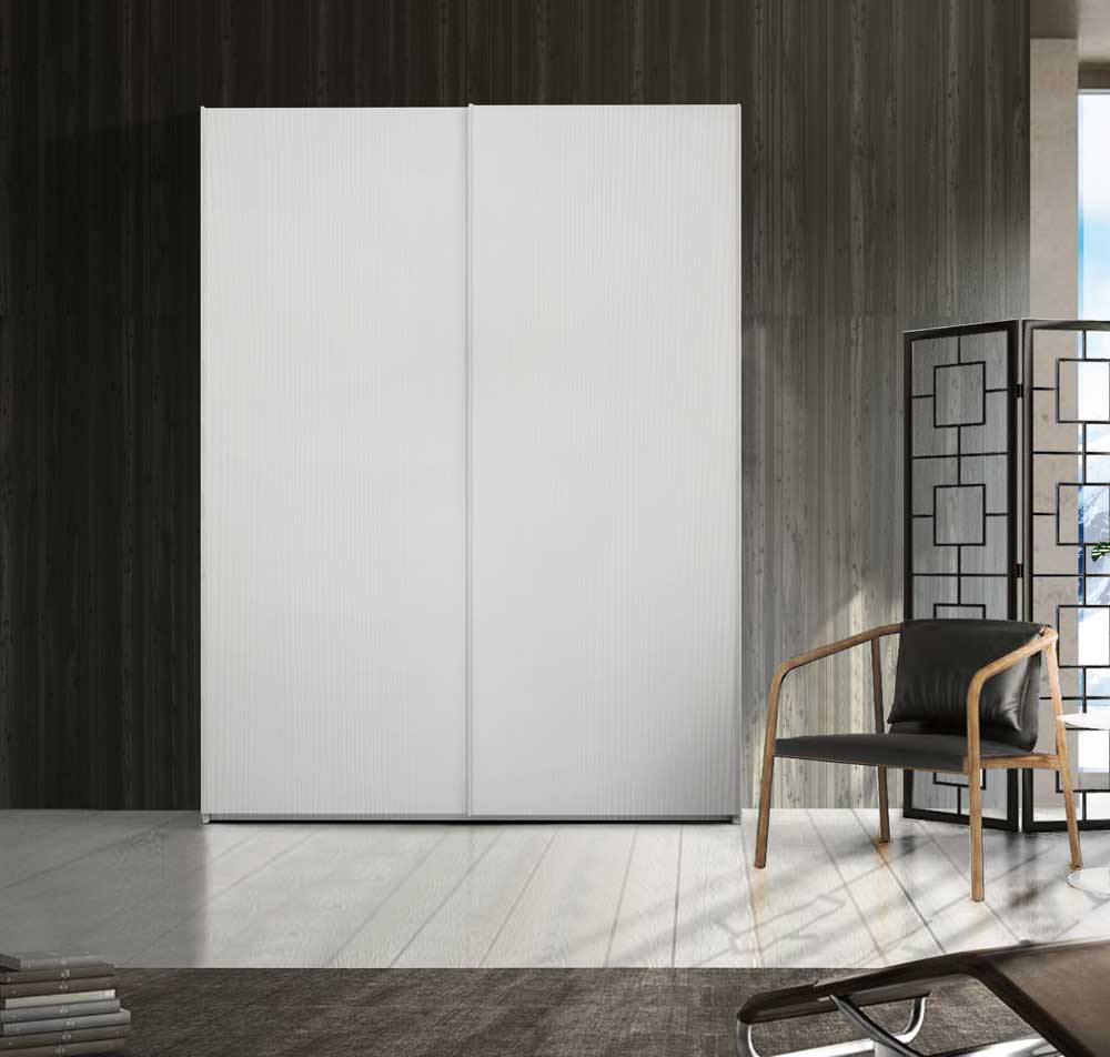 Armadio per camere matrimoniali, 2 ante scorrevoli, Bianco altea