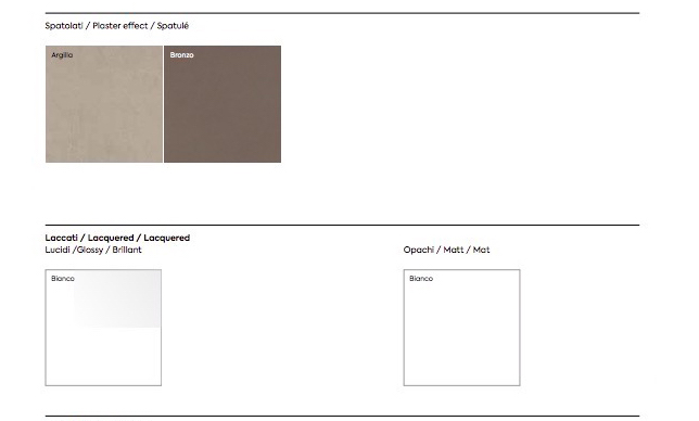 Armadio con 6 ante specchio, L. 275, design moderno